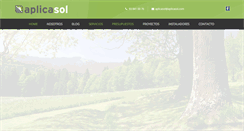 Desktop Screenshot of aplicasol.com